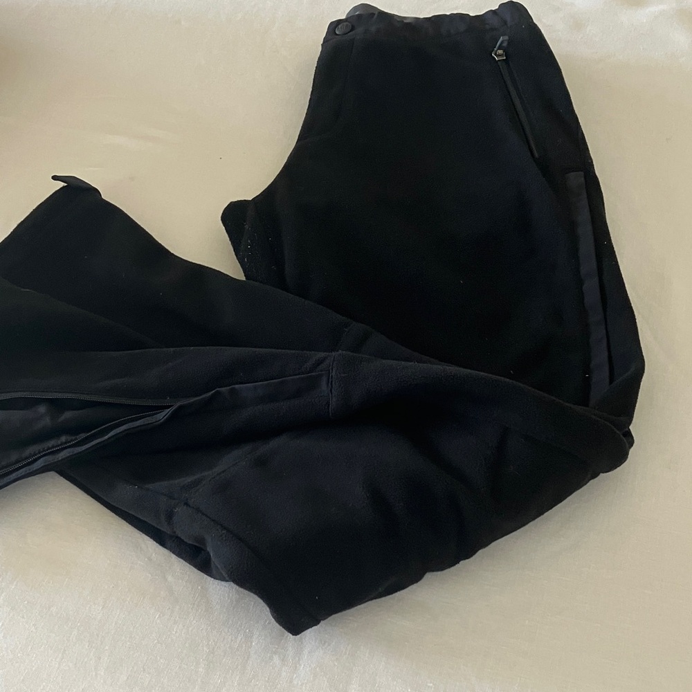 REI Black Fleece Ski Pants
